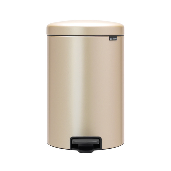 Кош за смет с педал Brabantia NewIcon 20L, Metallic Gold Кош за смет с педал Brabantia NewIcon 20L, Metallic Gold - Баня и почистване