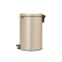 Кош за смет с педал Brabantia NewIcon 20L, Metallic Gold - Баня и почистване