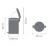 Кош за смет с педал Brabantia NewIcon 20L, Metallic Gold Кош за смет с педал Brabantia NewIcon 20L, Metallic Gold - Баня и почистване