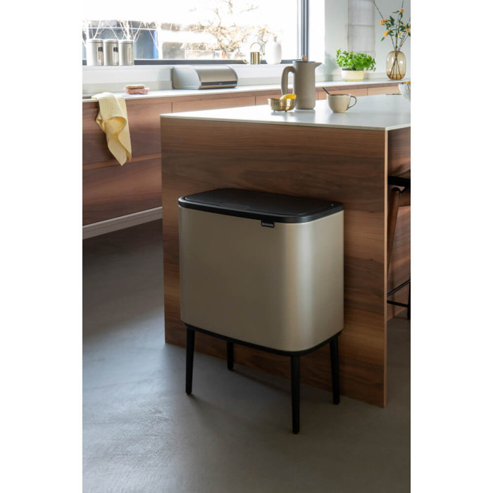 Кош за смет Brabantia Bo Touch 36L, Metallic Gold - Баня и почистване