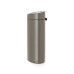 Кош за смет Brabantia Touch Bin Recycle New 10+23L, Platinum