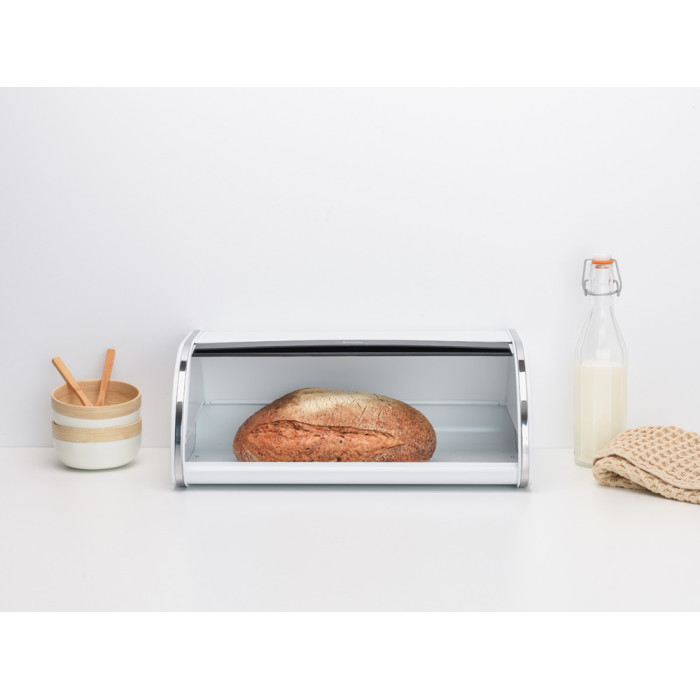 Кутия за хляб Brabantia Roll Top White - Кухня