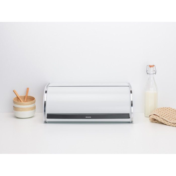 Кутия за хляб Brabantia Roll Top White - Кухня