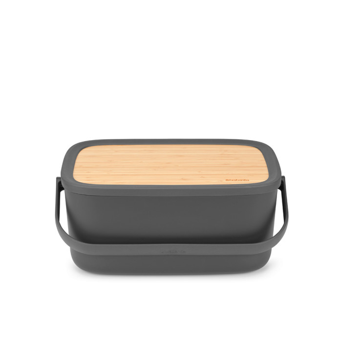 Кутия за хляб Brabantia Nic, Dark Grey - Кухня