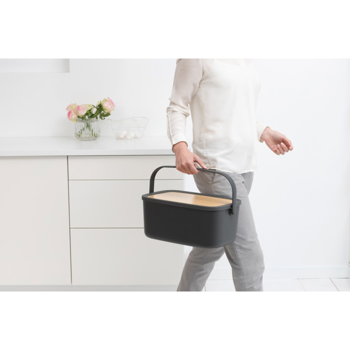Кутия за хляб Brabantia Nic, Dark Grey - Кухня