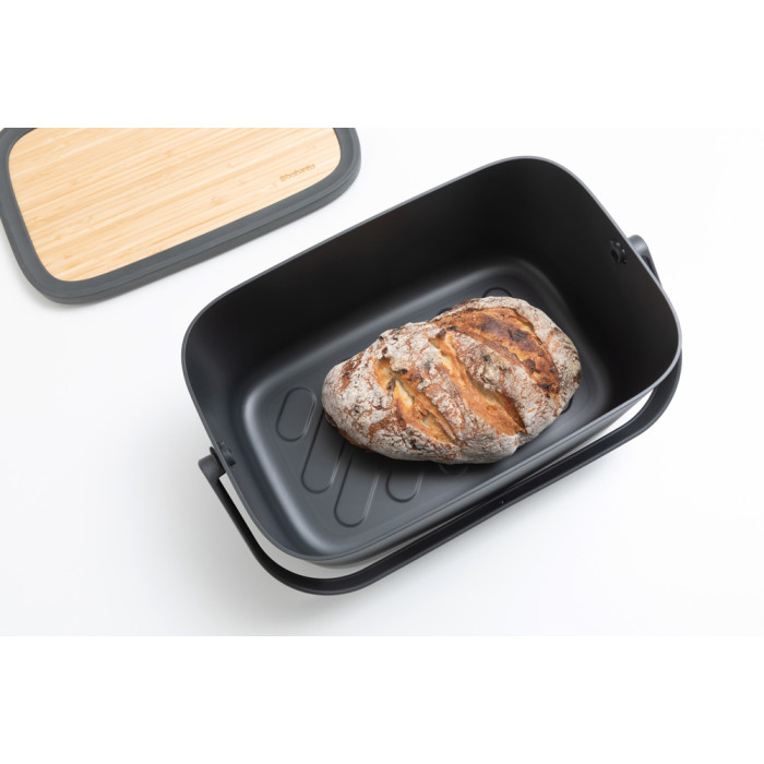 Кутия за хляб Brabantia Nic, Dark Grey - Кухня