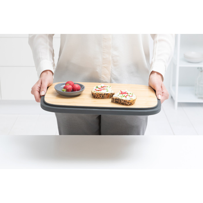 Кутия за хляб Brabantia Nic, Dark Grey - Кухня