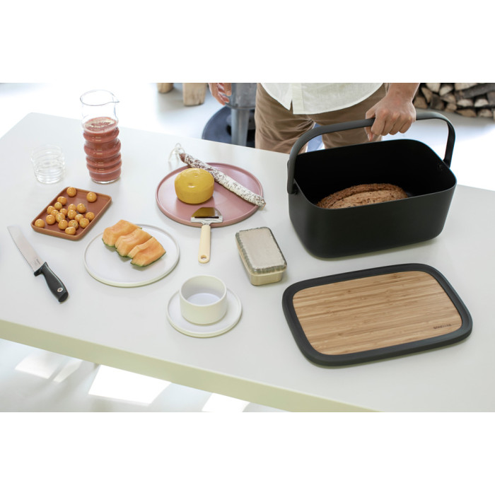 Кутия за хляб Brabantia Nic, Dark Grey - Кухня