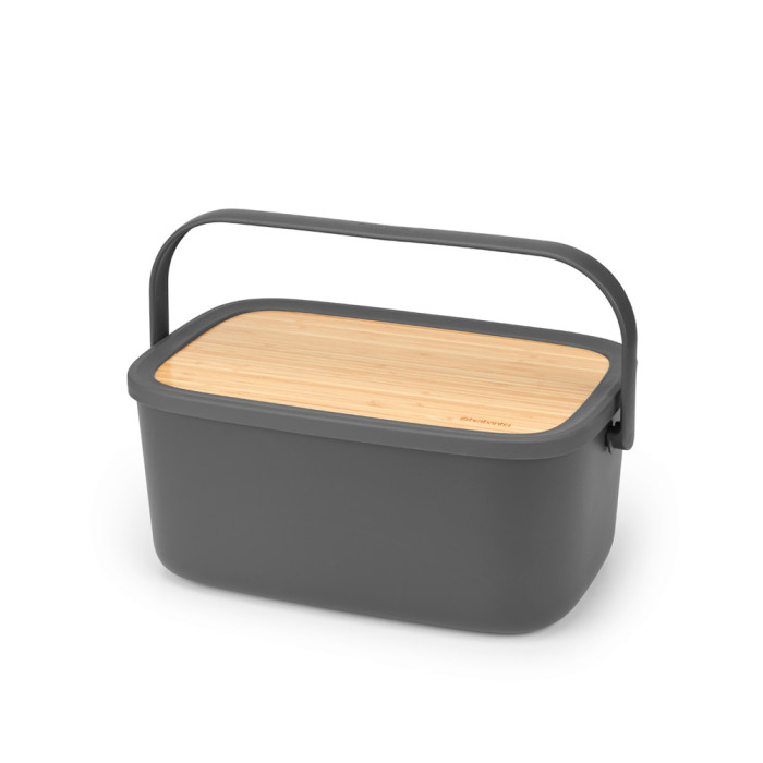 Кутия за хляб Brabantia Nic, Dark Grey - Кухня