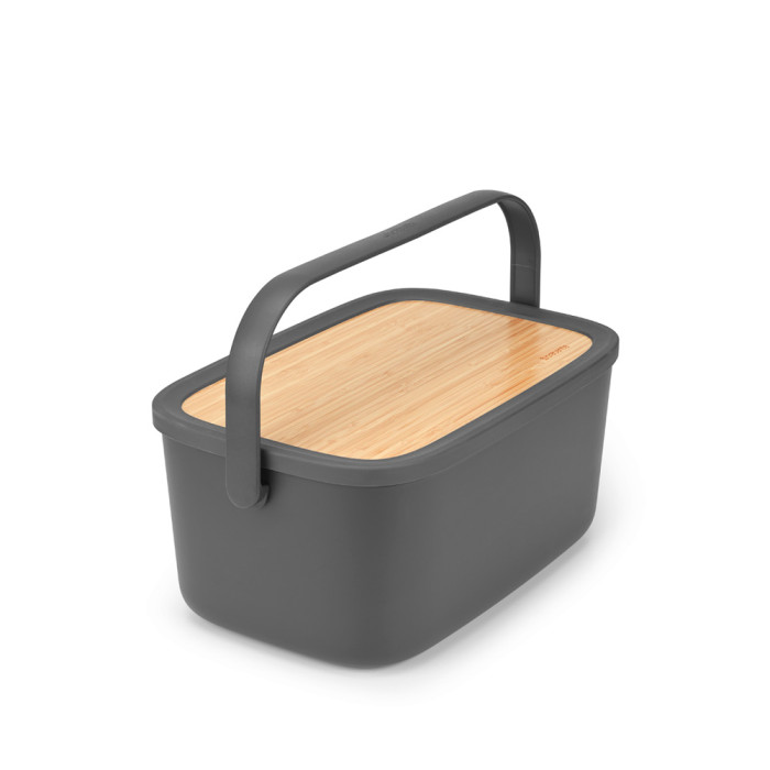Кутия за хляб Brabantia Nic, Dark Grey - Кухня