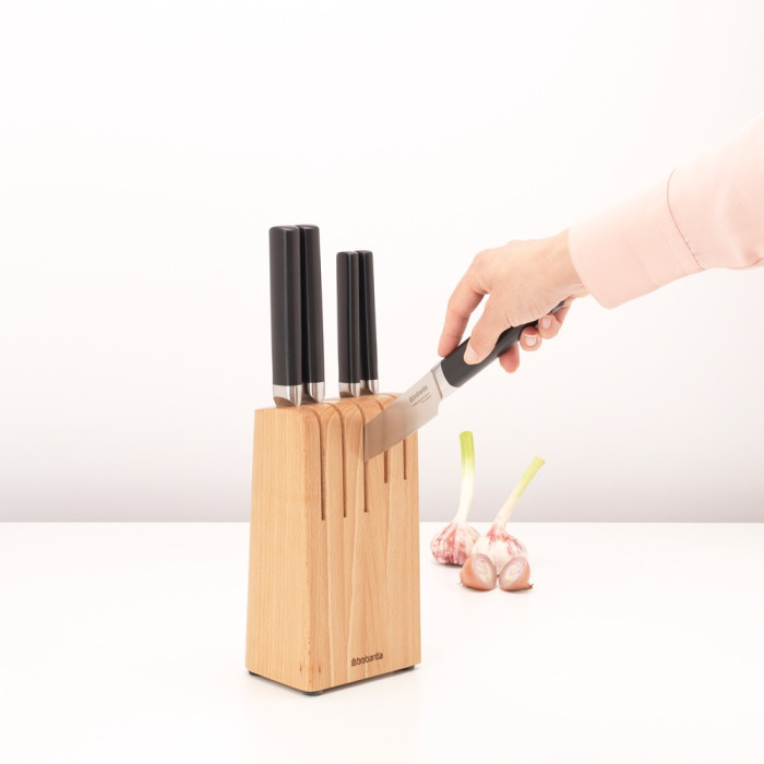 Блок с 5 ножа Brabantia Profile NEW Блок с 5 ножа Brabantia Profile NEW - Кухня