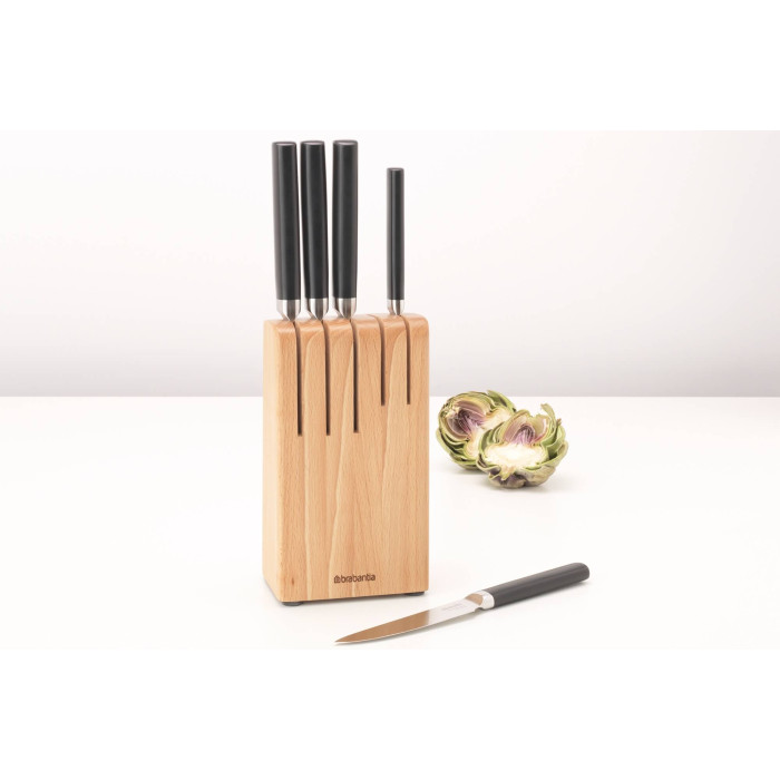 Блок с 5 ножа Brabantia Profile NEW Блок с 5 ножа Brabantia Profile NEW - Кухня