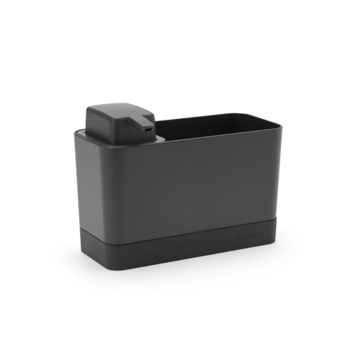 Органайзер за мивка с дозатор за течен сапун Brabantia Dark Grey - Кухня