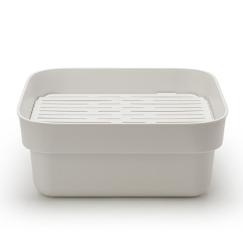 Купа за миене и отцеждане Brabantia, Light Grey