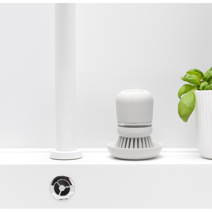 Четка с дозатор за течен сапун Brabantia Light Grey - Кухня