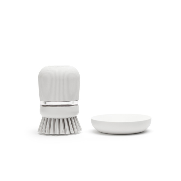 Четка с дозатор за течен сапун Brabantia Light Grey - Кухня