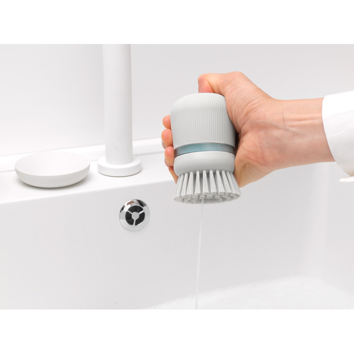 Четка с дозатор за течен сапун Brabantia Light Grey - Кухня