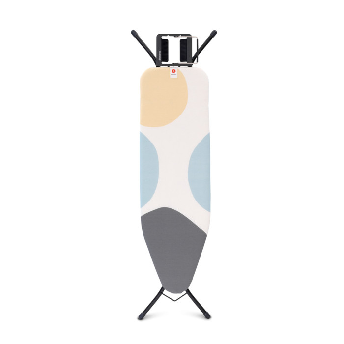 Маса за гладене Brabantia B 124x38cm с поставка за ютия, Spring Bubbles - Баня и почистване