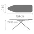 Маса за гладене Brabantia B 124x38cm с поставка за ютия, Spring Bubbles Маса за гладене Brabantia B 124x38cm с поставка за ютия, Spring Bubbles - Баня и почистване