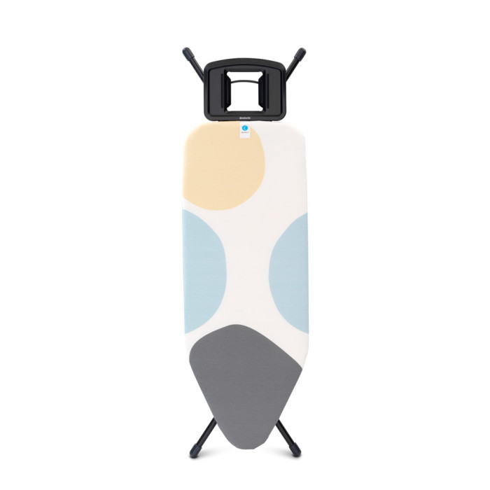 Маса за гладене Brabantia C 124x45cm с масивна поставка за ютия, Spring Bubbles - Баня и почистване