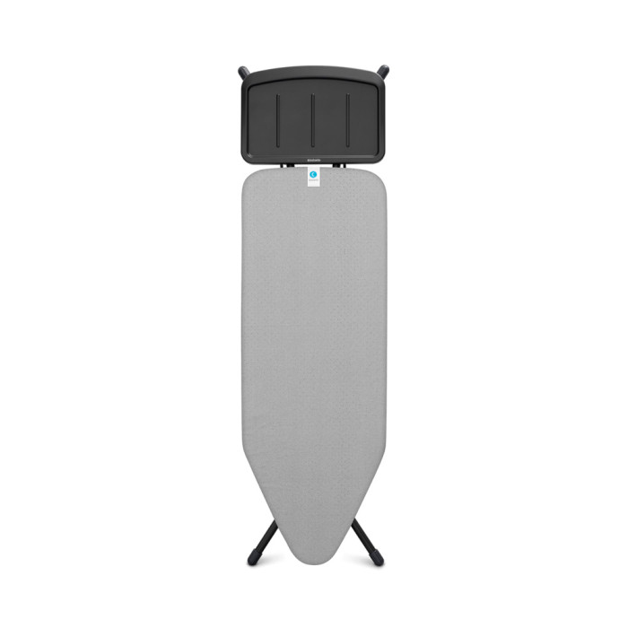 Маса за гладене Brabantia C 124x45cm с поставка за парогенератор, Metallised - Баня и почистване