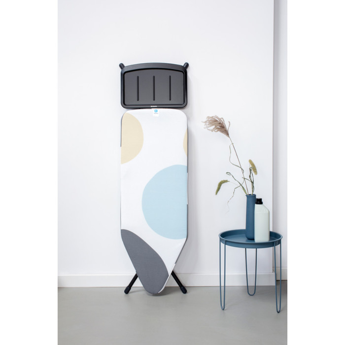 Маса за гладене Brabantia C 124x45cm с поставка за парогенератор, PerfectFlow Spring Bubbles - Баня и почистване