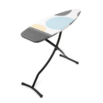 Маса за гладене Brabantia D 135x45cm с топлоустойчива зона за ютия, PerfectFlow Spring Bubbles