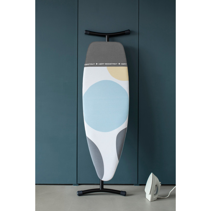 Маса за гладене Brabantia D 135x45cm с топлоустойчива зона за ютия, PerfectFlow Spring Bubbles - Баня и почистване