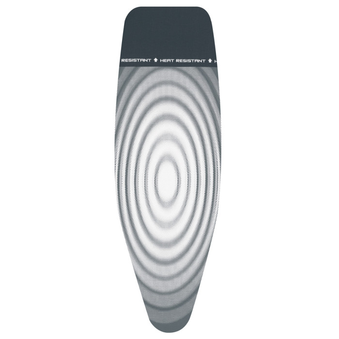 Калъф за маса за гладене Brabantia D 135x45cm, 4mm+4mm, топлоустойчива зона за ютия, Titan Oval - Баня и почистване