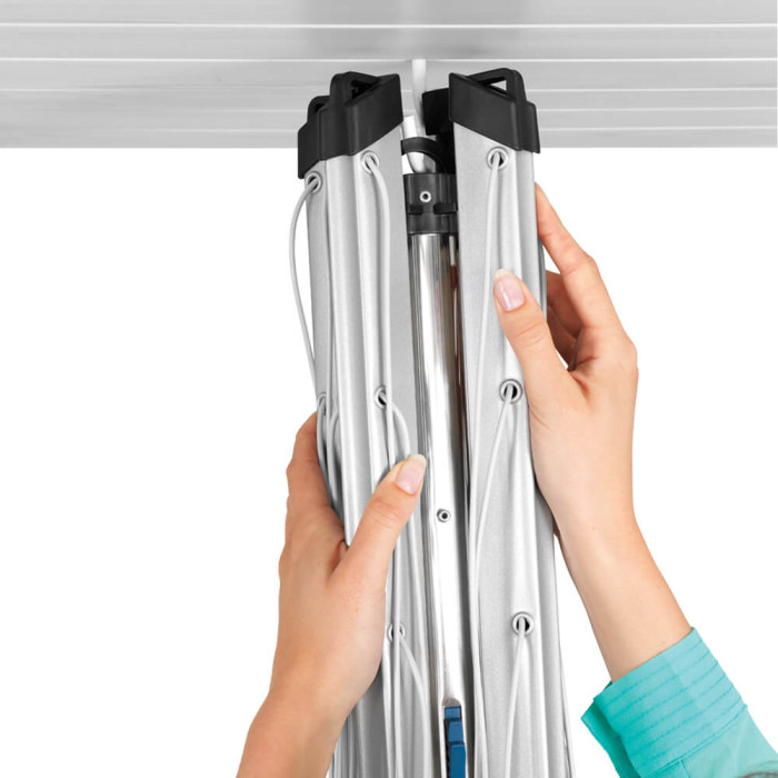 Външен простор Brabantia Essential 30m, 3 рамена, котва за бетониране - Баня и почистване