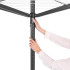 Външен простор Brabantia Lift-O-Matic 50m, метален шиш за вкопаване, Anthracite - Баня и почистване