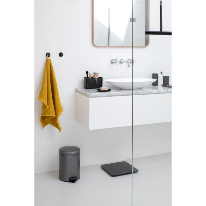 Комплект закачалка за кърпа Brabantia ReNew 2 броя, Dark Grey - Баня и почистване