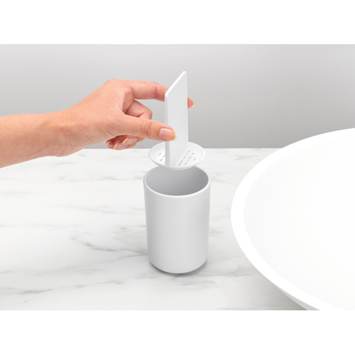 Стойка за четки за зъби Brabantia ReNew White - Баня и почистване