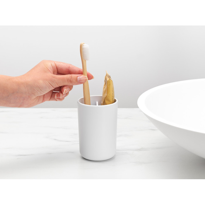 Стойка за четки за зъби Brabantia ReNew White - Баня и почистване