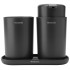 Комплект аксесоари за баня Brabantia ReNew Dark Grey 3 части - Баня и почистване