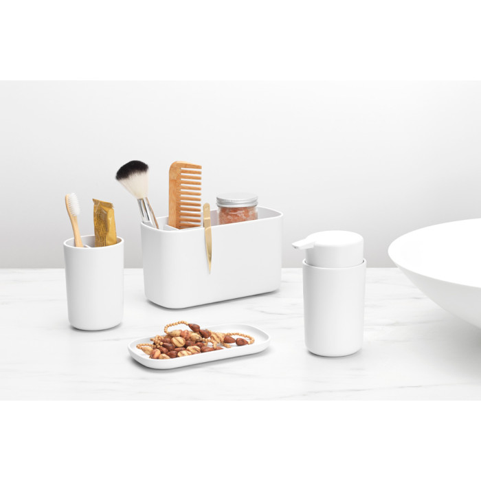 Комплект аксесоари за баня Brabantia ReNew White 3 части - Баня и почистване