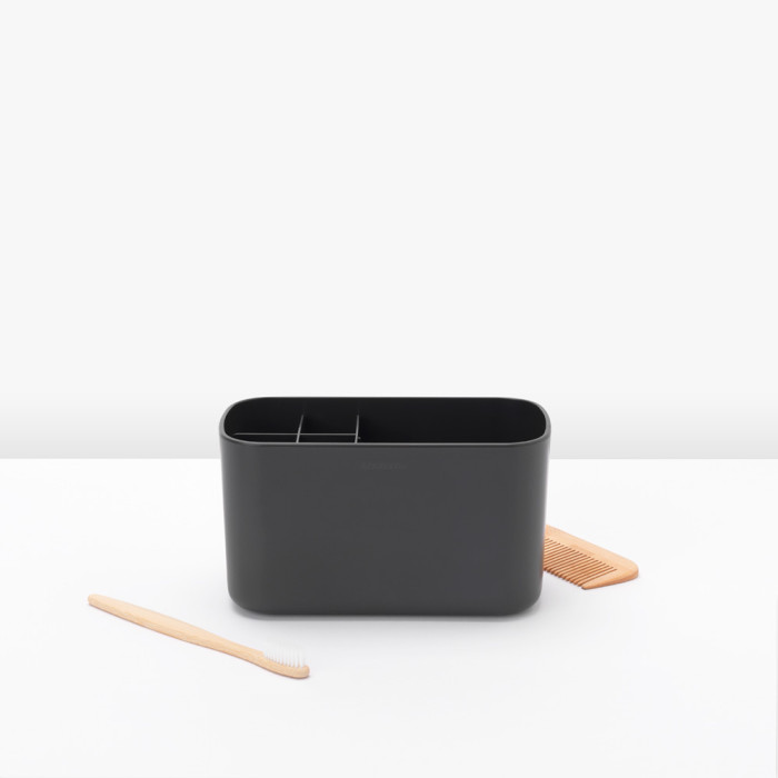 Кутия за аксесоари за баня Brabantia ReNew Dark Grey - Баня и почистване