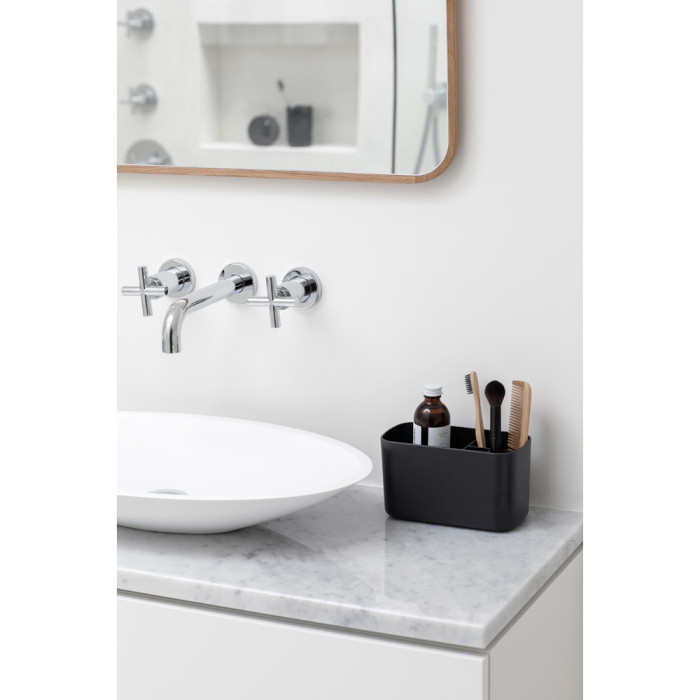 Кутия за аксесоари за баня Brabantia ReNew Dark Grey - Баня и почистване