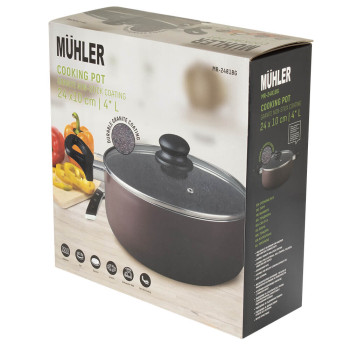 Тенджера Muhler Petra MR-2481BG NEW 24x10cm, 4L