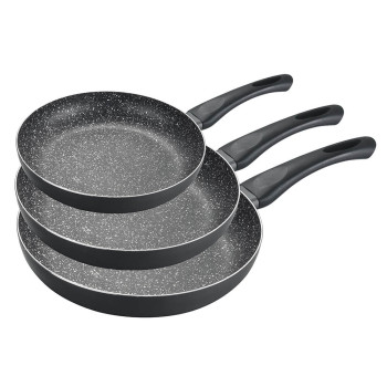 Тигани комплект MR-3468 NEW 20x4cm, 24x4.5cm, 28x5cm