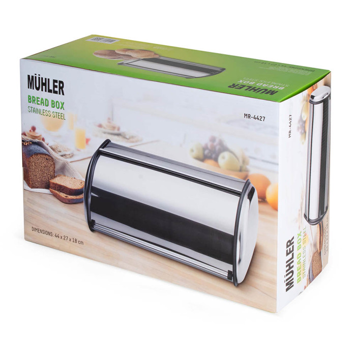 Кутия за хляб Muhler MR-4427 44x27x18cm Кутия за хляб Muhler MR-4427 44x27x18cm - Кухня