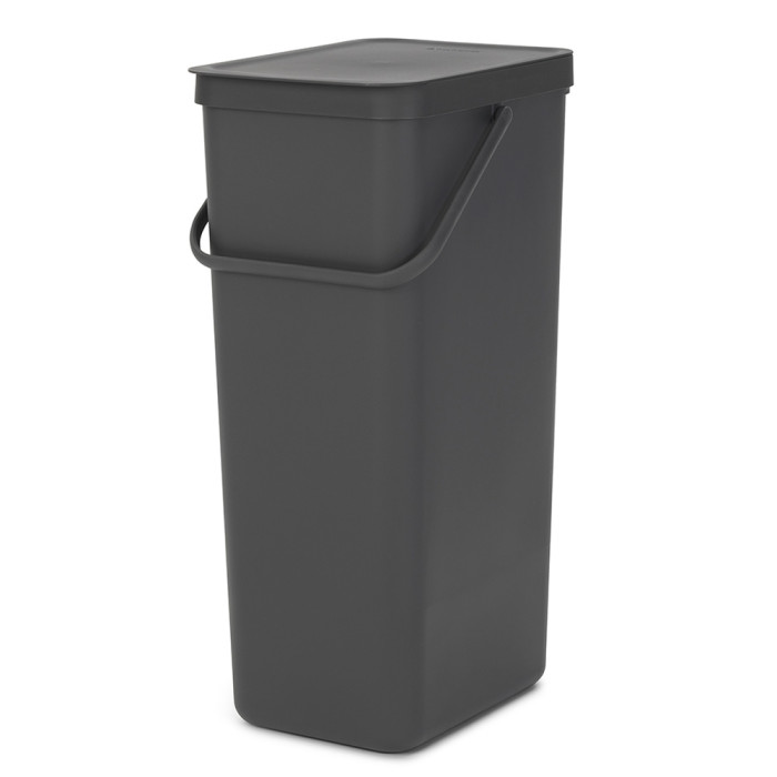 Кош за смет за разделно събиране Brabantia Sort&Go 40L, Grey Кош за смет за разделно събиране Brabantia Sort&Go 40L, Grey - Баня и почистване