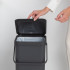 Кош за смет за разделно събиране Brabantia Sort&Go 40L, Grey - Баня и почистване