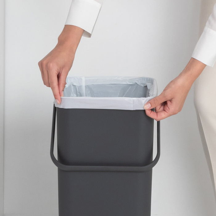 Кош за смет за разделно събиране Brabantia Sort&Go 40L, Grey - Баня и почистване