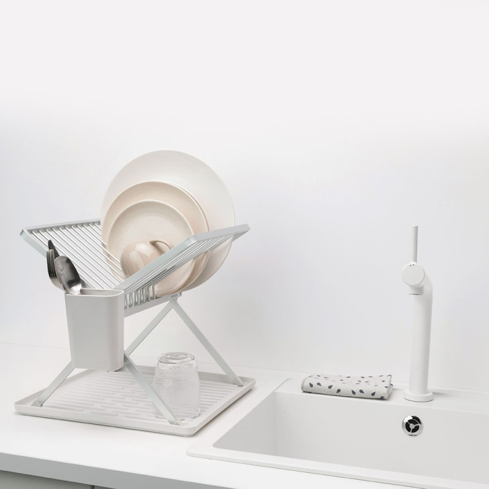 Компактен сгъваем сушилник Brabantia, Light Grey Компактен сгъваем сушилник Brabantia, Light Grey - Кухня