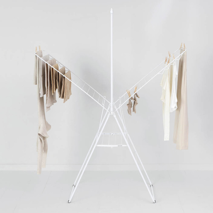 Сушилник за дрехи Brabantia Hangon, 25m, допълнителен прът, Fresh White Сушилник за дрехи Brabantia Hangon, 25m, допълнителен прът, Fresh White - Баня и почистване