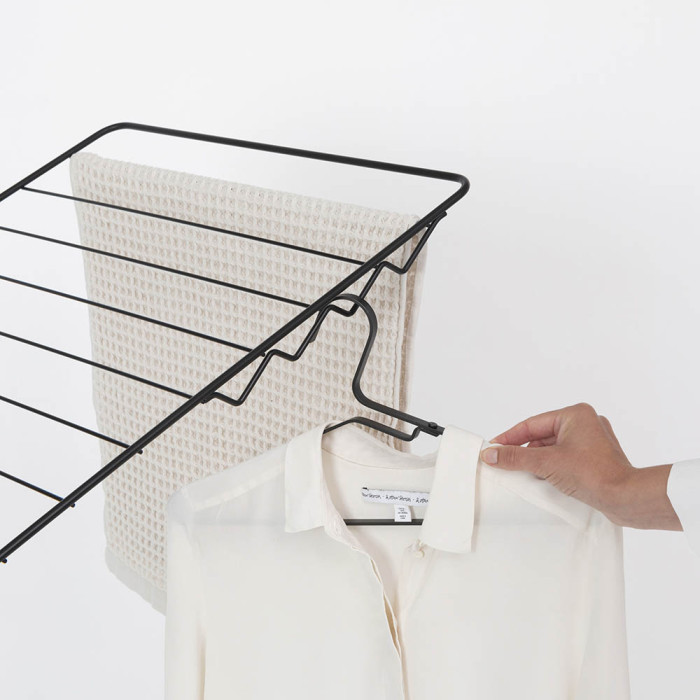 Сушилник за дрехи Brabantia Hangon, 25m, допълнителен прът, Matt Black Сушилник за дрехи Brabantia Hangon, 25m, допълнителен прът, Matt Black - Баня и почистване