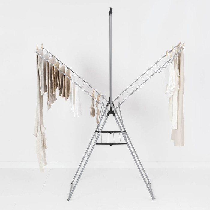 Сушилник за дрехи Brabantia Hangon, 25m, допълнителен прът, Metallic Grey Сушилник за дрехи Brabantia Hangon, 25m, допълнителен прът, Metallic Grey - Баня и почистване