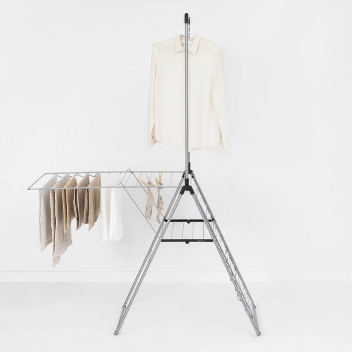 Сушилник за дрехи Brabantia Hangon, 25m, допълнителен прът, Metallic Grey Сушилник за дрехи Brabantia Hangon, 25m, допълнителен прът, Metallic Grey - Баня и почистване