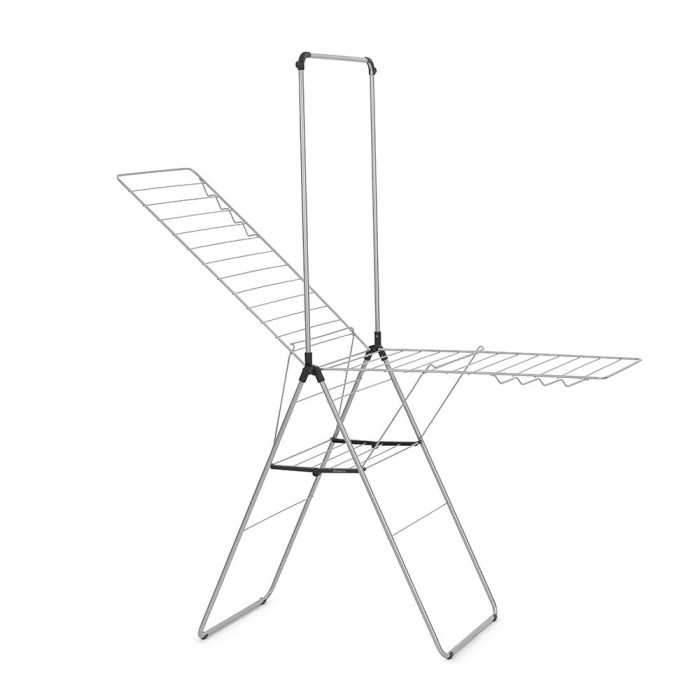 Сушилник за дрехи Brabantia Hangon, 25m, допълнителен прът, Metallic Grey Сушилник за дрехи Brabantia Hangon, 25m, допълнителен прът, Metallic Grey - Баня и почистване